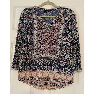 Lucky Brand Paisley Blouse